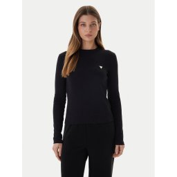 Guess Блуза V6RI00 KD741 Черен Slim Fit
