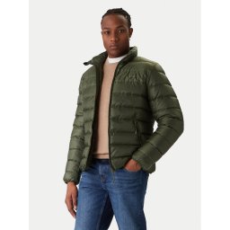 Gant Пухено яке 7006526 Зелен Regular Fit