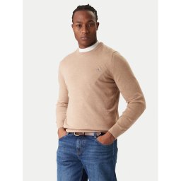 Gant Пуловер 8030561 Бежов Regular Fit