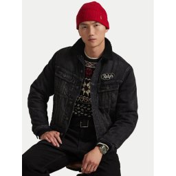 Polo Ralph Lauren Дънково яке 710956616001 Черен Regular Fit