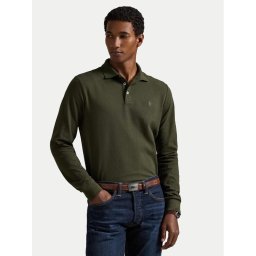 Polo Ralph Lauren Тениска с яка и копчета 710955081010 Зелен Slim Fit