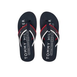 Tommy Hilfiger Джапанки Tumble Beach Sandal FM0FM05710 Тъмносин
