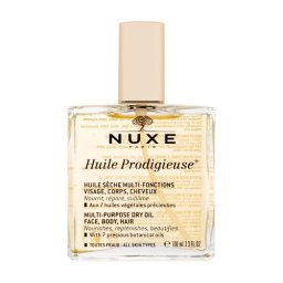 NUXE Huile Prodigieuse Travel Exclusive 100 ml многофункционално разкрасяващо сухо масло за лице, тяло и коса за жени