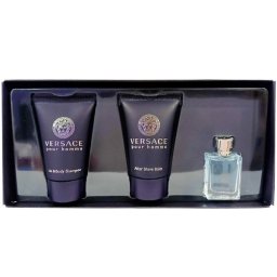 Versace Pour Homme Комплект (EDT 5ml + AS Balm 25ml + SG 25ml) за Мъже