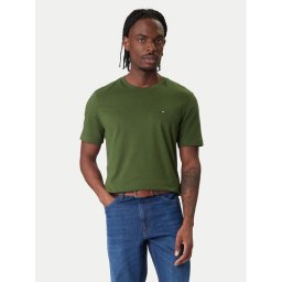 Tommy Hilfiger Тишърт Ess Seasonal MW0MW39995 Зелен Regular Fit