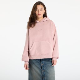 Суитшърт Carhartt WIP W' Hooded Benton Sweat Glassy Pink Garment Dyed M