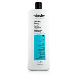 Nioxin System 3 Scalp + Hair Shampoo 1000 ml шампоан, който защитава цвета и укрепва фината коса за жени