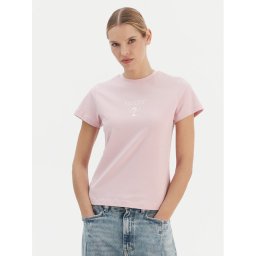 Guess Тишърт V4YI21 KCDH1 Розов Regular Fit