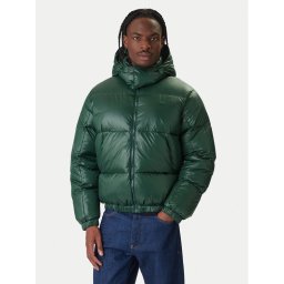 Lacoste Пухено яке BH5096 Зелен Regular Fit