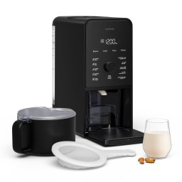 Klarstein Marcia Touch автомат за ядково мляко 1,2 л, 6 остриета от неръждаема стомана, 1200 W, 10 + 2 програми (KG22-MarciaTouchBk)