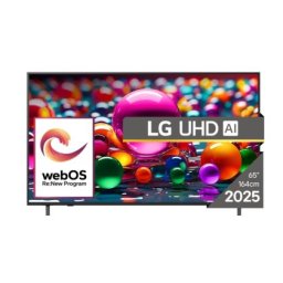Телевизор LG 65UA75003LA, 65" 4K UltraHD TV 4K (3840x2160), DVB-T2/C/S2, webOS 25 Smart, ThinQ AI, Alpha 7 AI Processor, WiFi, HDR10 pro, HLG, ALLM/HGiG, 4K Upscaling, AI Sound pro, Multiple View, HDMI eARC, LAN, USB, Bluetooth, Google Cast, 2 Pole Stand,