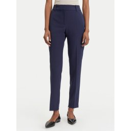 HUGO Текстилни панталони Hedima-1 50544742 Тъмносин Slim Fit