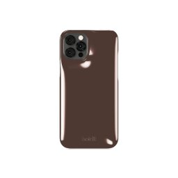 Гръб Holdit Puffy за iPhone 12/12 Pro - Chocolate