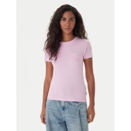 Guess Jeans Тишърт W5RI52 J1314 Розов Regular Fit