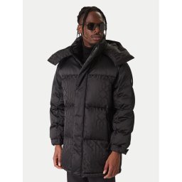 HUGO Пухено яке Melmus 2541 50549098 Черен Regular Fit