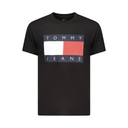Черна тениска Tommy Jeans