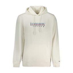 Бял суичър с качулка Tommy Jeans