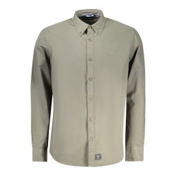 Мъжка едноцветна риза slim fit