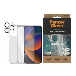 Стъклен протектор PanzerGlass iPhone 14 Pro Max Bundle (UWF screen protector, HardCase, протектор за камераt)