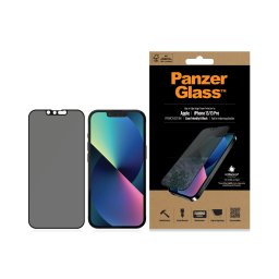 Стъклен протектор PanzerGlass за Apple Iphone 13 / 13 Pro,Privacy, CaseFriendly, Antibacterial - Черен