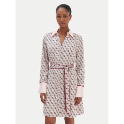 Guess Рокля тип риза W6RK90 WF1T2 Розов Regular Fit