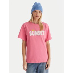 Roxy Тишърт Sunnyoversize Easy ERJZT06033 Розов Oversize