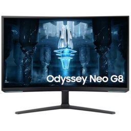 Монитор Samsung LS32BG850N 32" Odyssey Neo G8,Curved VA, 240Hz, 1 ms, 3840x2160, DP, 2xHDMI, USB Hub, White