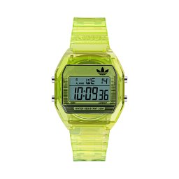 Часовник adidas AO Street Digital Two Crystal AOST25538 Зелен