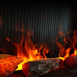 ElectricSun, Прозрачни декоративни дърва за електрически камини, комплект от 10 броя