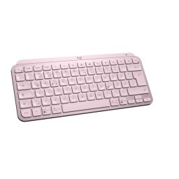 Logitech MX Keys Mini Безжична клавиатура- Подсветка, Розова