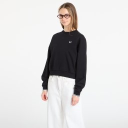Суитшърт FRED PERRY Tipped Sweatshirt Black 38