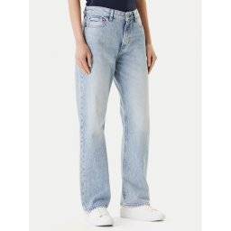 Calvin Klein Jeans Дънки Signature 90s LV147C700G Син Straight Fit