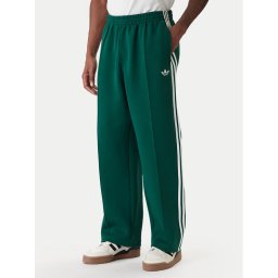 adidas Долнище анцуг adicolor Spacer Track KD4088 Зелен Baggy Fit