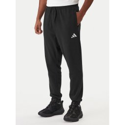 adidas Долнище анцуг Essentials Feel Cozy JE3854 Черен Regular Fit