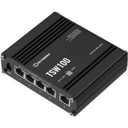 TELTONIKA NETWORKS TSW100 Industrial PoE+ Ethernet Switch