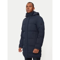 Hechter Paris Пухено яке 45017 142205 Тъмносин Regular Fit