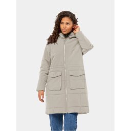 Jack Wolfskin Зимно яке White Frost Parka 1207361 Сив Regular Fit