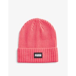 PUMA Ribbed Classic Cuff Beanie Pink