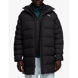 PUMA Mono Hooded Parka Black