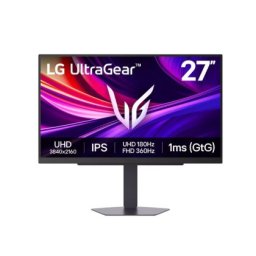 Монитор LG 27G810A-B, UltraGear 27" 4K IPS, 1ms (GtG), 1000:1, 400cd/m2, UHD 3840x2160, Dual-Mode (UHD 180Hz, FHD 360Hz), HDR 10, DCI-P3 95.0%, AMD FreeSync, G-SYNC Compatible, HDMI, DisplayPort, USB, Headphone Out, Reader mode, Tilt, Height Adjustable, P