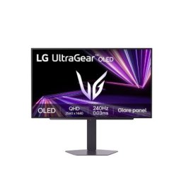 Монитор LG 27GX704A-B, UltraGear 26.5" OLED, 0.03ms GtG, 240 Hz, 1500000:1, 275cd/m2, QHD 2560x1440, HDR 10, DCI-P3 99.5%, AMD FreeSync, NVIDIA G-SYNC Compatible, VRR, USB, HDMI, DisplayPort, Headphone Out, Reader mode, Black Stabilizer, Tilt, Height Adju