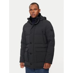 Hechter Paris Пухено яке 50168 142205 Черен Regular Fit