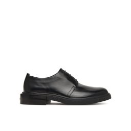 Calvin Klein Обувки Cupped Postman Derby Laceup Lth HM0HM01996 Черен