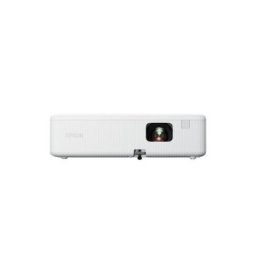 Мултимедиен проектор Epson CO-FH01, Full HD 1080p (1920 x 1080, 16:9), 3000 ANSI lumens, 16 000:1, WLAN (optional), USB 2.0, HDMI, Lamp warr: 6000h, Warr: 24 months, White