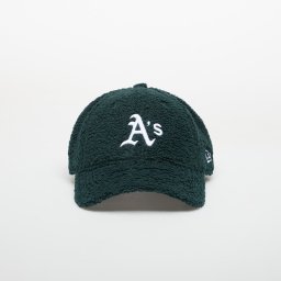 Шапка New Era 9FORTY MLB Oakland Athletics Winter Borg Dark Green/ Optic White Universal