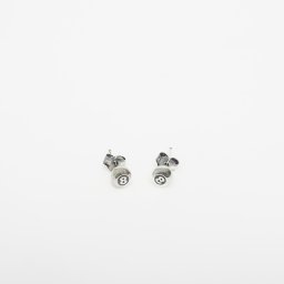 TwoJeys 8 Ball Earrings Silver Universal