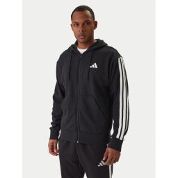 adidas Суитшърт Essentials 3-Stripes JD1877 Черен Regular Fit