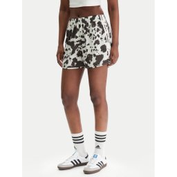 adidas Спортни шорти Satin KA2674 Кафяв Loose Fit