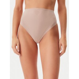 Calvin Klein Underwear Моделиращо бельо долна част Stay Put Mesh LV00QF8165 Бежов