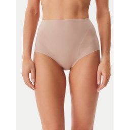 Calvin Klein Underwear Моделиращо бельо долна част Stay Put Mesh LV00QF8166 Бежов